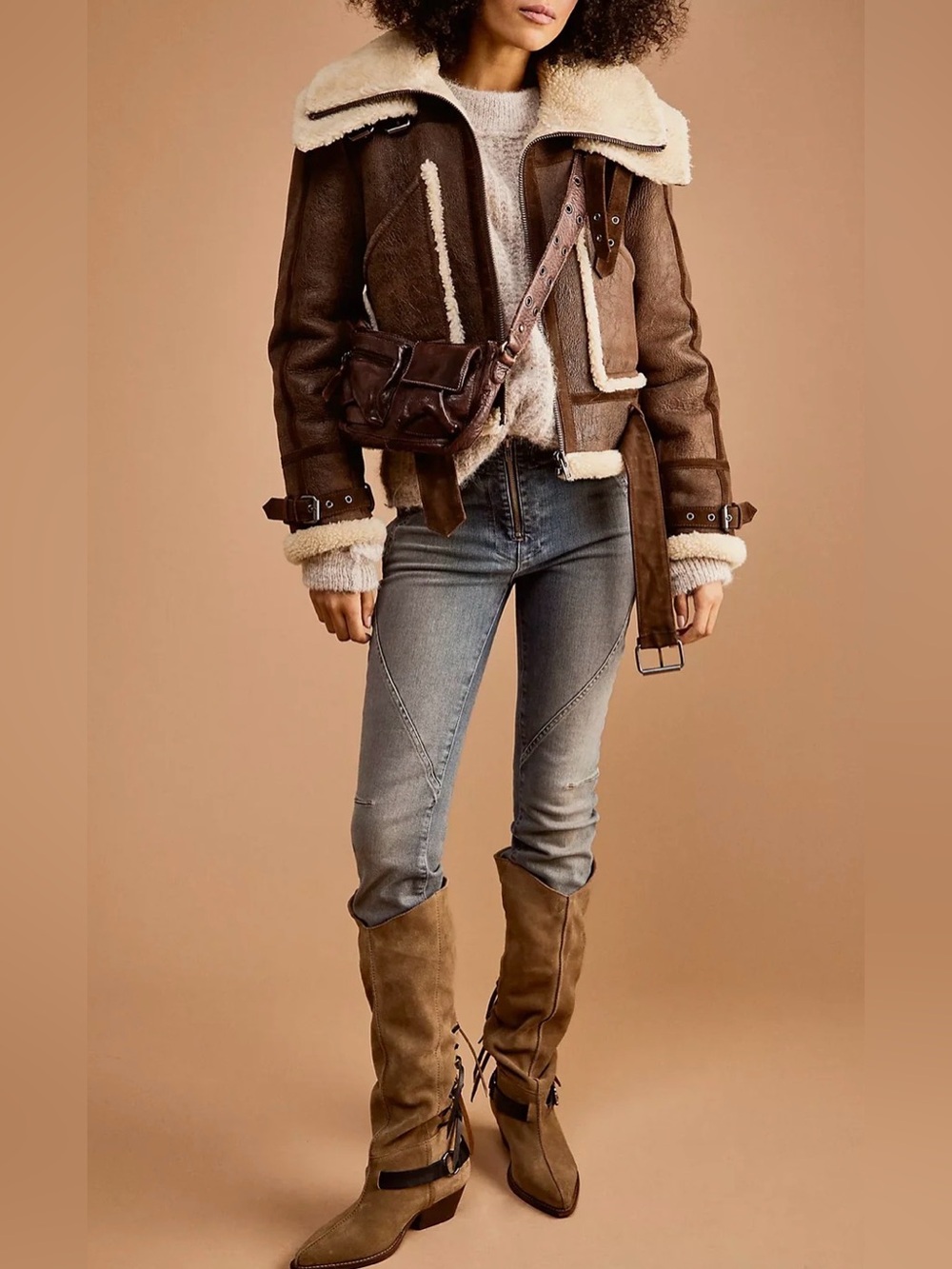 Free People Back-Lace Sway Low Slouchy Boots